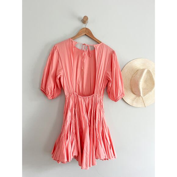 Rhode | Molly Open Back Mini Dress | Peach | Sz XS - Picture 7 of 10